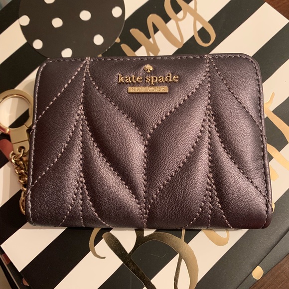 Authentic Kate Spade Quilted leather zip wallet ❤️ - Picture 5 of 7